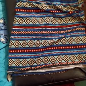 Rue 21 XL Blue Red Design Tube Top